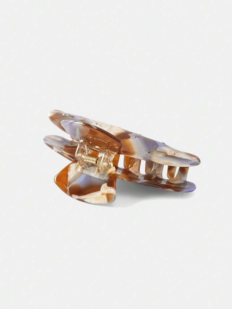 MICRO-INLAID ACETATE HAIR CLAW CLIP (RANDOM PATTERN)