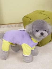 PETSIN 狗狗服装、猫咪服装、小型动物服装、春夏新品、猫咪服装、休闲服装、居家狗狗服装、小型动物连体衣 - 彩色 - 查看 13