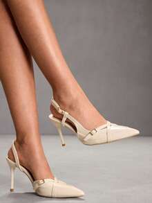 CUCCOO SZL Women Pumps Valentine's Day - Beige - View 1