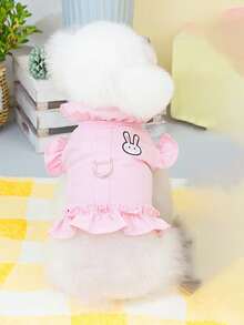 PETSIN Dog Clothing, Cat Clothing, Animal Skirts, Pet Spring/Summer New Collection, Puppy Dress, Princess Versatile Dress, Printed Stripes, Small Animal Clothing, Cool Sunscreen - Multicolor - View 11