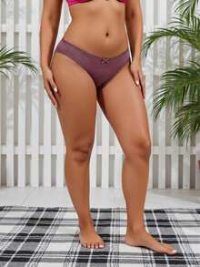 Set 3 Bikinis Colores Claros con Moño Lindos - Rosa - Ver 1