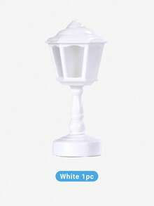 Teckwe LED Electronic Candle Minimalist Decorative Lamp, Small Desk Lamp, Cute Desktop Decor Nightlight, Macaron Color Bedside Atmosphere Lamp, Retro Style Small Path Lamp Desk Lamp, Bedroom Bedside Eye-Caring Lamp Valentine's Day Gift - Pagoda night light - View 8