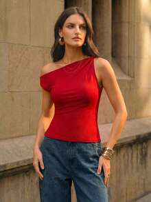 Daynim Blusas para mujer - Rojo - Ver 7