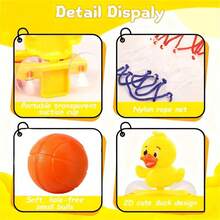 MINKOJA 婴儿洗澡玩具 儿童戏水玩具套装 浴室浴缸吸盘式投篮篮筐配3个球 儿童洗澡玩具 - 彩色 - 查看 3