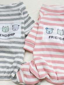 PETSIN Dog Clothing, Cat Clothing, Small Animal Four Legged Clothing, Spring And Summer New Items, Cat Clothing, Casual Clothing, Home Dog Clothing, Small Animal Jumpsuit - Multicolor - View 8