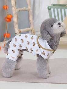PETSIN Quần áo cho thú cưng, quần áo cho chó, áo vest cho mèo, trang phục thường ngày mới cho thú cưng mùa xuân và mùa hè. - Nhiều màu - Xem 10