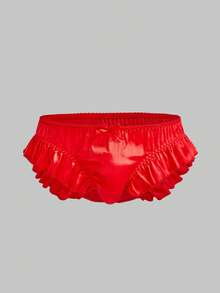 Sexy Ruffle Temptation Men's Lingerie - Red - View 1