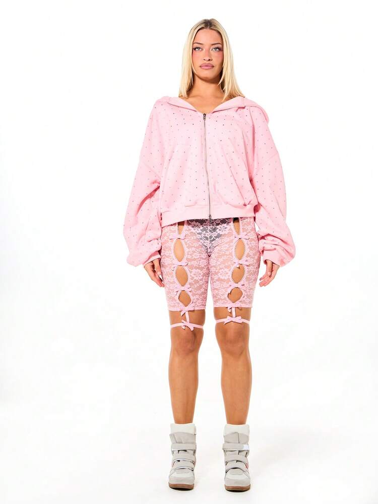 SUMWON WOMEN Spitzen-Boyshorts mit Cut-Out-Details für den Valentinstag