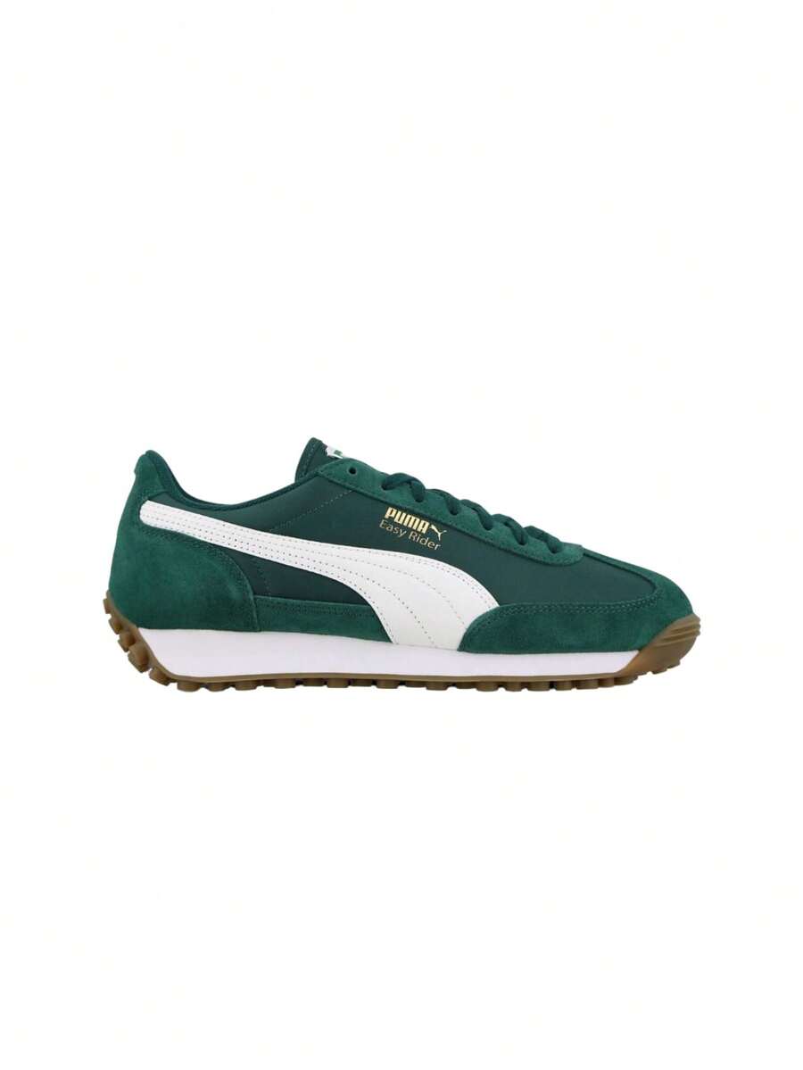 Puma Easy Rider Vintage Women's Sneakers Dark Myrtle / White 399028-14 - Green White - View 1