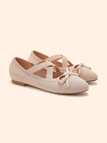 CUCCOO BASICS Women's Fashion Flat Shoes - Apricot - View 2