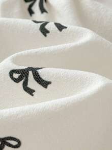 Cozy Pixies Baby Girl Round Neck Puff Sleeve Waist Tie Casual Comfortable Dress - Multicolor - View 3