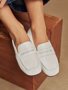 Rosivie 女士乐福鞋 - 白色 - 查看 5