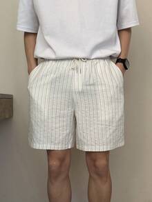 DAZY Men's Beige Casual Shorts, Suitable For Commuting And Home Wear, Summer - Beige - View 8