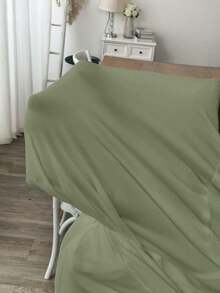 SHEIN Essnce 大码女式休闲POLO领舒适V领黑色短袖T恤，秋季女装，基础款T恤，曲线上衣，返校季，黑色上衣 - 薄荷綠 - 查看 7
