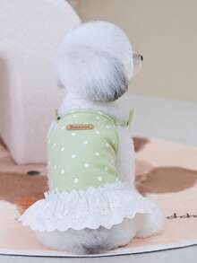 PETSIN Dog Clothing, Cat Clothing, Animal Skirts, Pet Spring/Summer New Collection, Puppy Dress, Princess Versatile Dress, Printed Stripes, Small Animal Clothing, Cool Sunscreen - Multicolor - View 14