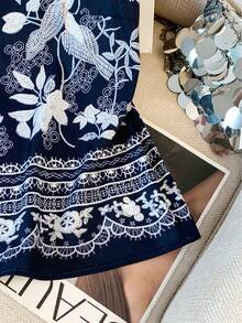 Franclia Women's Floral Print Casual Vacation Everyday Shirt - Multicolor - View 6