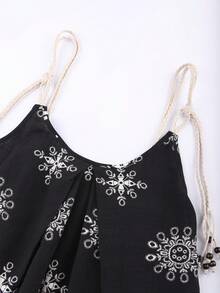 GlowEve Loose Fit Camisole Top For Women - Black - View 3
