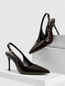 CUCCOO SZL Tacones para mujer - Marrón Chocolate - Ver 2