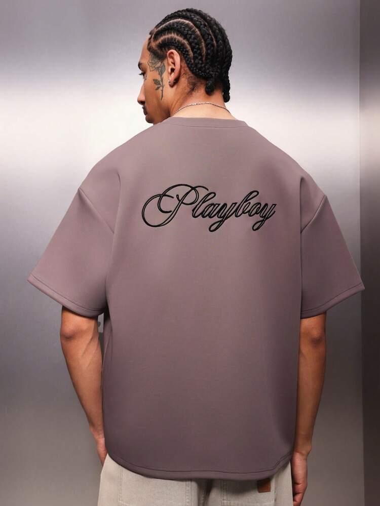 PLAYBOY X SUMWON Regular Crew Neck Tee With Script