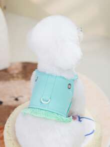 PETSIN 宠物春季新款狗狗服装 动物用品 宠物服装 狗狗背心 猫咪T恤 泰迪熊套装 小型动物服装 休闲酷炫背心 狗狗服装 猫咪服装 春夏两季新款背心 - 彩色 - 查看 10