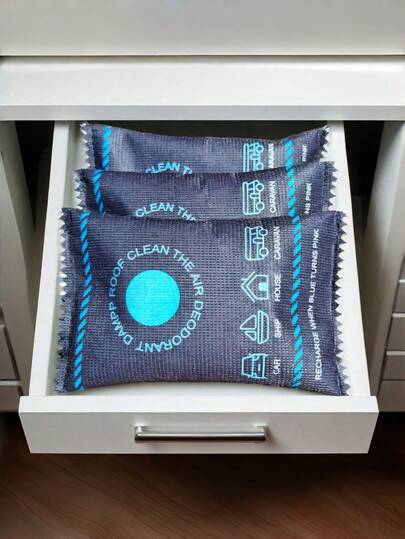 Reusable Silicone Car Dehumidifier Bag – Perfect For Use In Car Interiors Or Home Environments, It Can Absorb Moisture To Prevent Humidity, High Humidity, And Condensation.