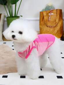 PETSIN 宠物春季新款狗狗服装 动物用品 宠物服装 狗狗背心 猫咪T恤 泰迪熊套装 小型动物服装 休闲酷炫背心 狗狗服装 猫咪服装 春夏两季新款背心 - 彩色 - 查看 18