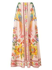 Swim Oasis New Bohemian Style Printed One-Piece Swimsuit With Mesh For Women, Spring/Summer - Multicolor - View 7