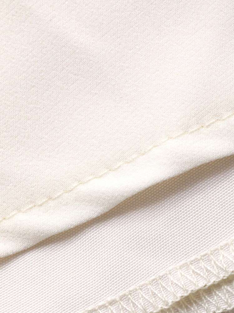 Women's Solid Color Fitted Shawl Collar Elegant Dress, Suitable For Banquet, Spring/Summer Sundress