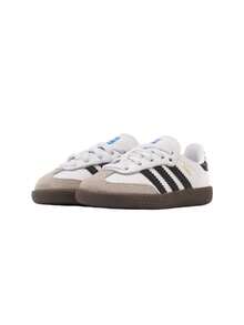 Adidas Samba OG Kids Shoes Core Black / Cloud White / Gum IE3679 - 雲白/芯黑/膠 - 查看 4
