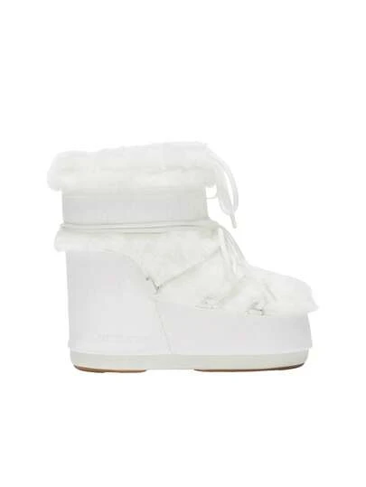Moon Boot Icon Low Faux Fur Women's Snow Boots White 80D1409390-A002