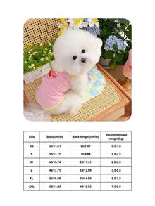 PETSIN Pet Dogs, Cats, Dairy Dogs, Japanese And Korean Soft And Cute Spring And Summer Vests, Small And Medium-Sized Dogs, Teddy Bears, Clothing Supplies, Pet Supplies - Multicolor - View 18