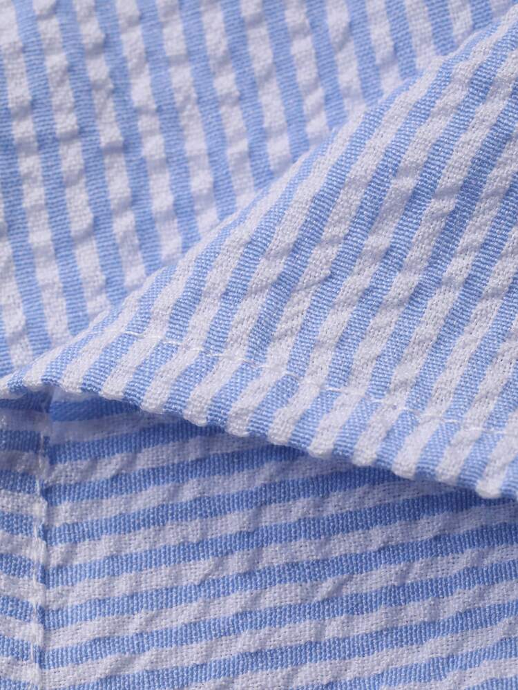 Women's Thin Striped Super Short Loungewear Bottoms, Summer