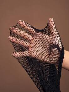 SHEIN SXY 大码纯色高腰简约修身打底裤，休闲日常穿着 - 黑色 - 查看 6