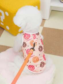 PETSIN Pet Spring New Dog Clothes Animal Supplies Pet Clothing Dog Tank Top Cat T-Shirt Teddy Outfits Small Animal Attire Casual Cool Tank Top Dog Clothes Cat Clothes Two-Season Spring & Summer New Tank Top - Multicolor - View 13