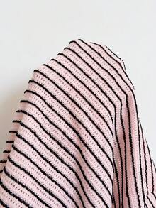 Soleia Áo khoác cardigan dệt kim cổ tròn dành cho nữ, có họa tiết, điểm nhấn là nơ và cúc kim loại, vạt áo xẻ tà ôm sát, thích hợp cho kỳ nghỉ, hẹn hò, tiệc trà chiều, đi biển, du thuyền, du lịch thành phố, lễ hội âm nhạc, kỳ nghỉ phong cách boho. - Nhiều màu - Xem 6