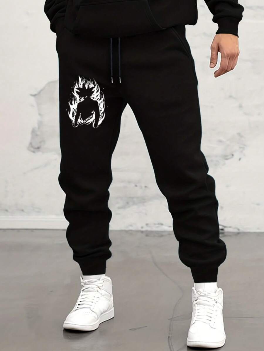 Hombre006 Pantalón Largo Moda Actual - Tela Resistente Transpirable Cómodo para Actividades Diarias Envío Local  México en Stock Versátil en Todas las Combinaciones - Negro - Ver 1