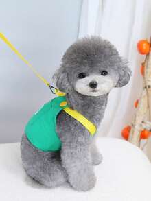 PETSIN Pet Chest And Back Skirt, Cat Traction Strap, Animal Collar Set, Pet Supplies Strap Skirt, Dog Walking Princess Skirt, Pet Chest And Back Skirt+Rope Sweet Princess SBritish Style Chest And Back Set - Multicolor - View 11