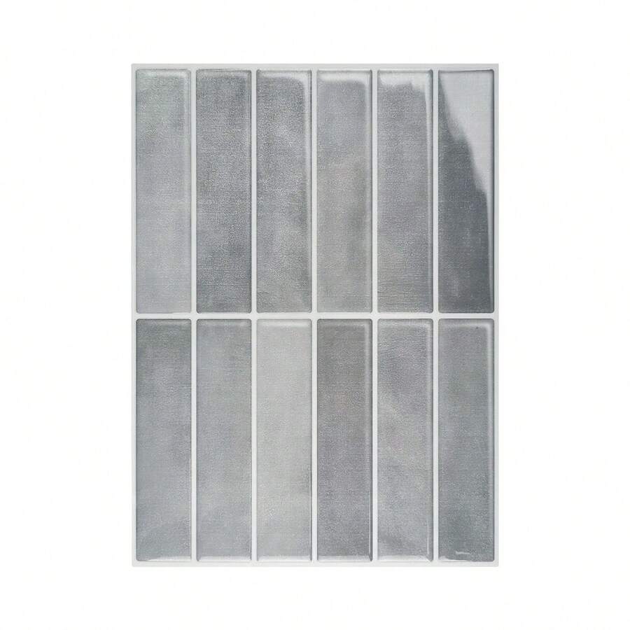 5pcs 3d Epoxy Resin Wall Stickers, Pu Self-Adhesive Kitchen And Bathroom High-Temperature Resistant Pet Tile Stickers And Wallpapers - Multicolor - View 1