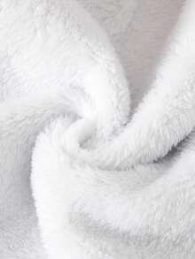 SHEIN Abrigo largo de solapa de unicolor de manga larga con botones delanteros, versátil y de moda para niño - Negro - Ver 6