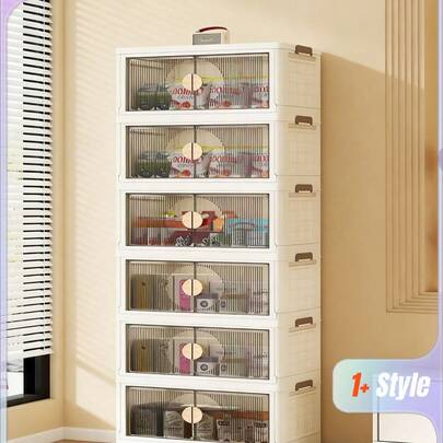 Tủ quần áo không cần lắp đặt, tủ đựng đồ dày dặn, hộp đựng đồ ăn nhẹ gia đình, tủ quần áo.