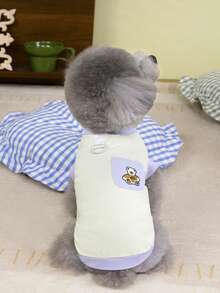 PETSIN Pet Clothing, Dog Clothing, Cat Hoodie, Casual Vest, Spring And Summer New Item, Small Animal Printed Vest, Cool Casual Wear, Cartoon Hoodie - Multicolor - View 15