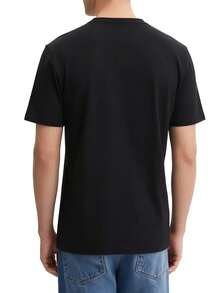 Calvin Klein Men's T-Shirts Soft Durable Comfortable Sports Outdoor Training Black LV04RC857G-UB1 - Black - View 2