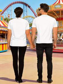 Camisetas de manga corta de corte ajustado con estampado de moda para San Valentin | Diseño exquisito | Fácil de combinar, mostrando tu estilo - Corazon - Ver 2