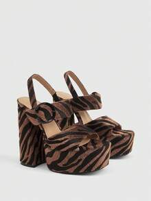 CUCCOO LuxiPop 女士高跟鞋 - 棕色 - 查看 3