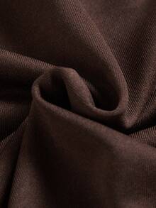 STYNVO Men's Zip-Up Long Sleeve Printed Hooded Sweatshirt - Brown - View 8