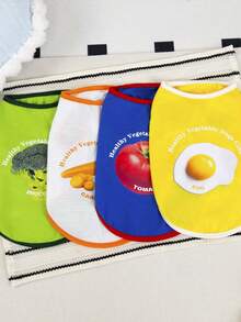 PETSIN 宠物春季新款狗狗服装 动物用品 宠物服装 狗狗背心 猫咪T恤 泰迪熊套装 小型动物服装 休闲酷炫背心 狗狗服装 猫咪服装 春夏两季新款背心 - 彩色 - 查看 4