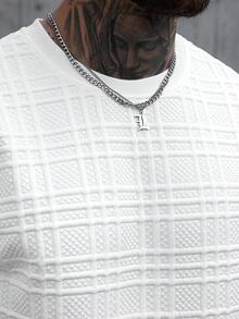 Manfinity CasualCool 男士休闲T恤，时尚百搭，适合日常穿着 - 白色 - 查看 7