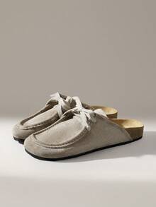 Solecia 女士系带休闲平底鞋 - 灰色 - 查看 6