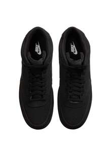 Nike Court Vision Mid Men's Shoes Black CU6620001 - 黑色 - 查看 5