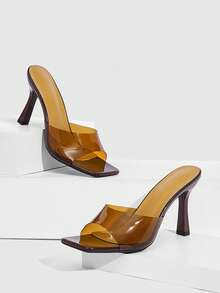 CUCCOO SZL Women Heeled Sandals - Brown - View 3